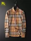 chemise burberry check shirts cotton beige